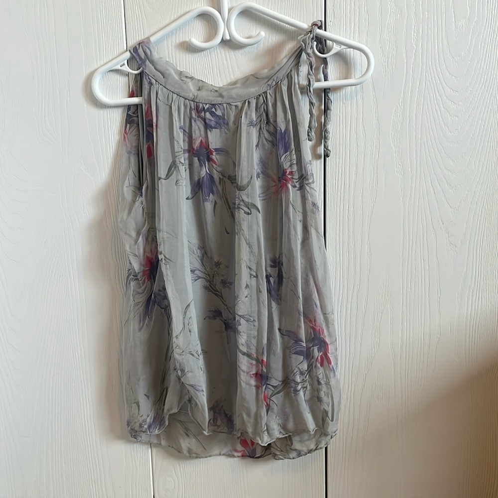 Flowy floral tank/blouse